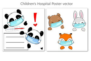 Children's Hospital Poster vector