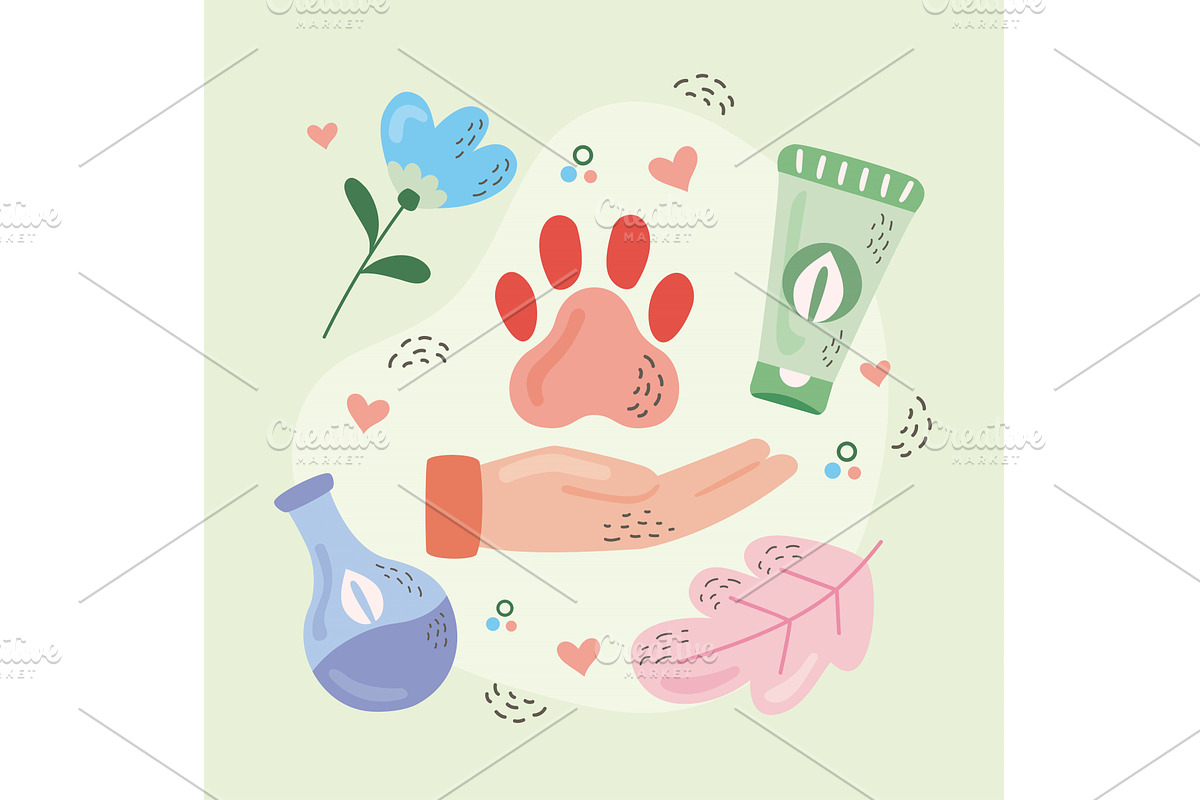 cruelty free poster, an Object Illustration by studiogstock