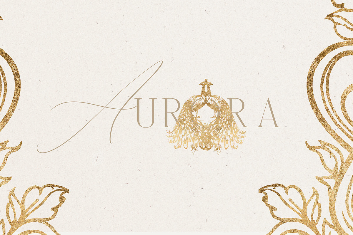 Vintage Fine Art Monogram & Textures