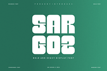 Sargoz - Modern Sans Font
