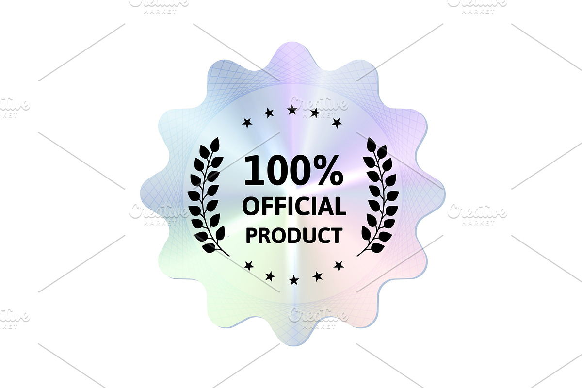 Official product badge shows 100, an Object Illustration by Woters little shop
