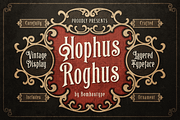 Hophus Roghus - Layered & Ornaments, a Serif Font by Bombastype (Thumbnail 1 of 10)