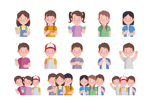 Down Syndrome Illustration Set, a Templates & Theme by studiogstock