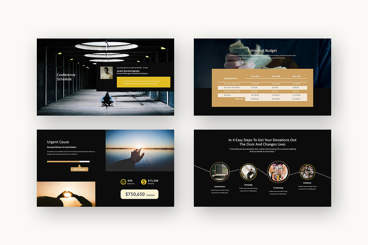 Loio : Nonprofit Event Google Slides, a Presentation Template by Punkl Camp (Photo 15 of 16)