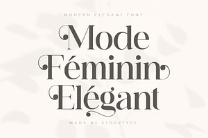 Hergika Modern Elegan Serif Font