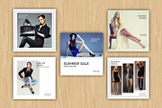 Instagram Advertisement Banners-V01, a Social Media Template by Template Shop (Thumbnail 1 of 2)