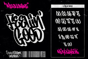Mechanims - Urban Graffiti Font, a Blackletter Font by SemutHitam Creative (Thumbnail 8 of 9)
