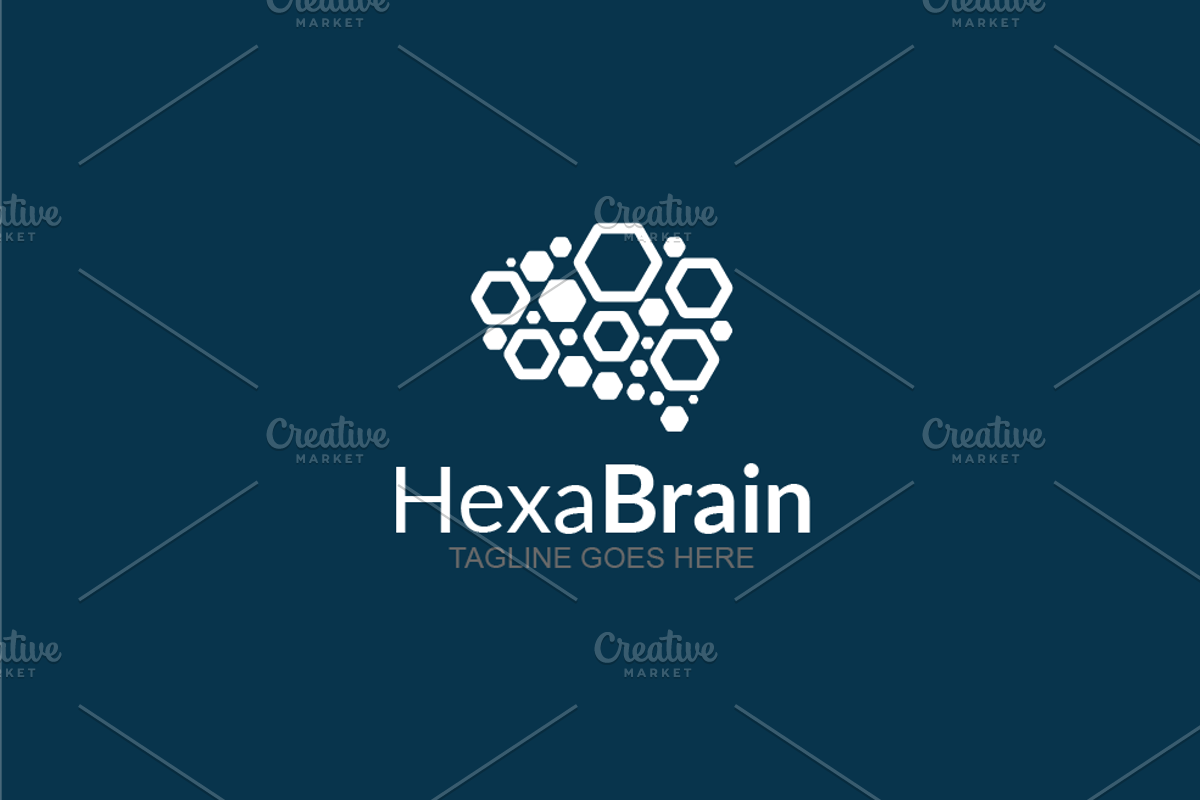 Hexa Brain, a Branding & Logo Template by Twelve.std (Photo 2 of 2)
