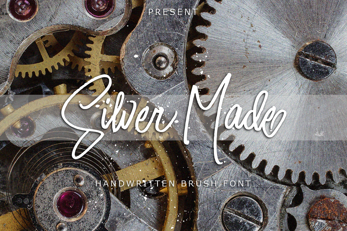 Silver Made Font, a Script Font by Eltypesstudio (Photo 1 of 10)