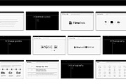 Black & White Brand Guideline, a Branding & Logo Template by Moody Designs (Thumbnail 3 of 9)