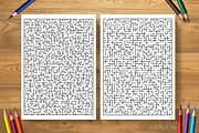 Rectangular Mazes - 4 books (2025), an Illustration by Cruiz Studio (Thumbnail 2 of 2)