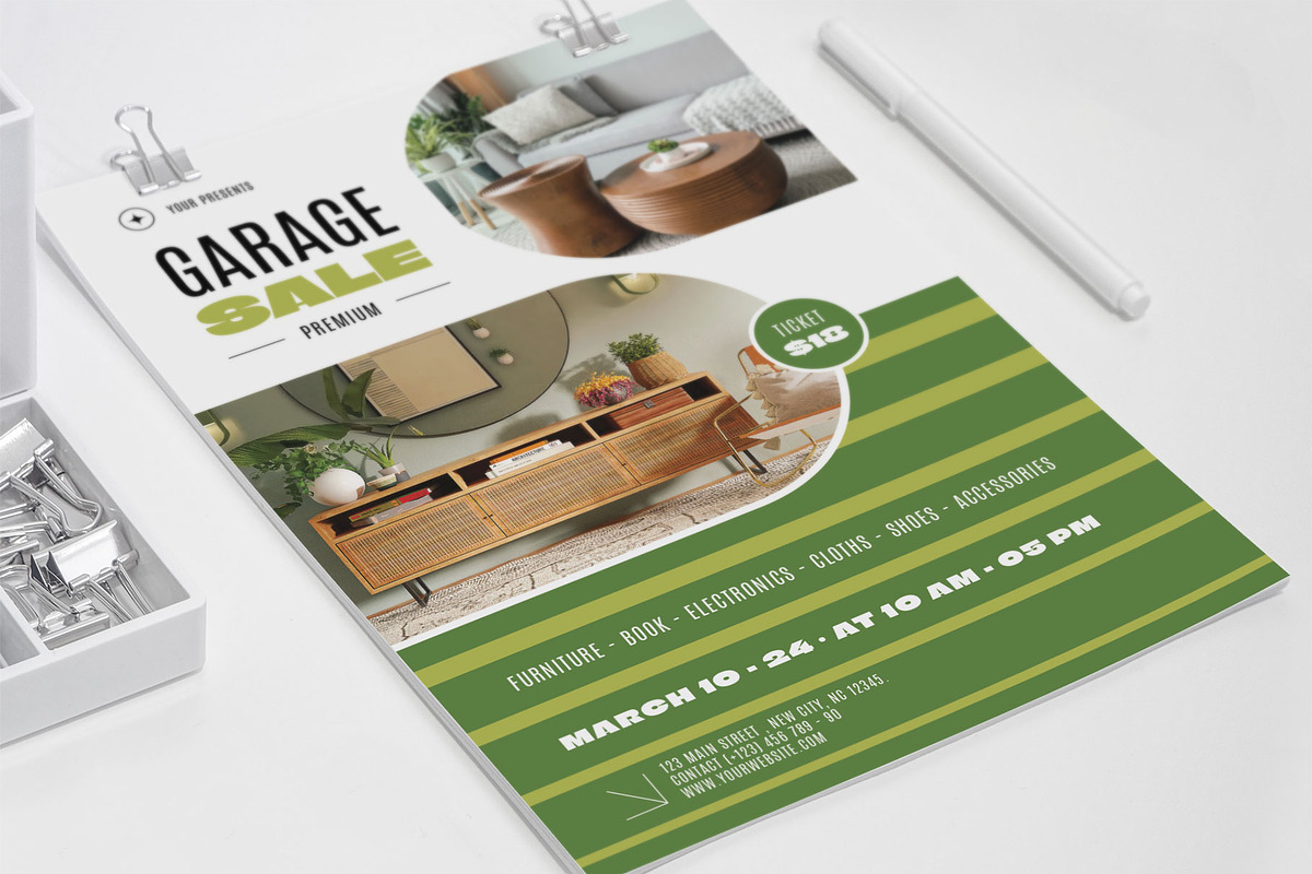 Garage Sale Premium, a Flyer Template by Me55enjah Design (Photo 4 of 4)