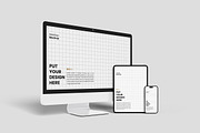 Multi Devices Mockup, an iPad Mockup by MA-KING_ART (Thumbnail 1 of 3)