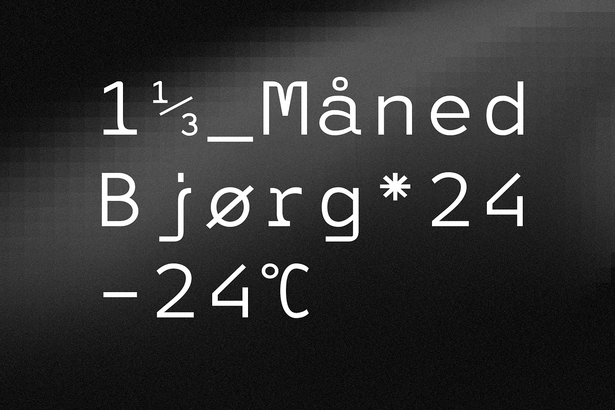 Komunal Mono - Monospace Font, a Sans Serif Font by Prominent & Affluent (Photo 6 of 11)