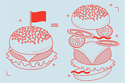 American Food Vector Illustrations, a Food Illustration by TheFoodAtlas (Thumbnail 13 of 19)