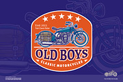 Vintage Motorcycle Logo, a Branding & Logo Template by Kongstones_std (Thumbnail 1 of 6)
