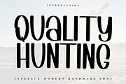 Quality Hunting, a Serif Font by InermediaSTUDIO (Thumbnail 1 of 7)