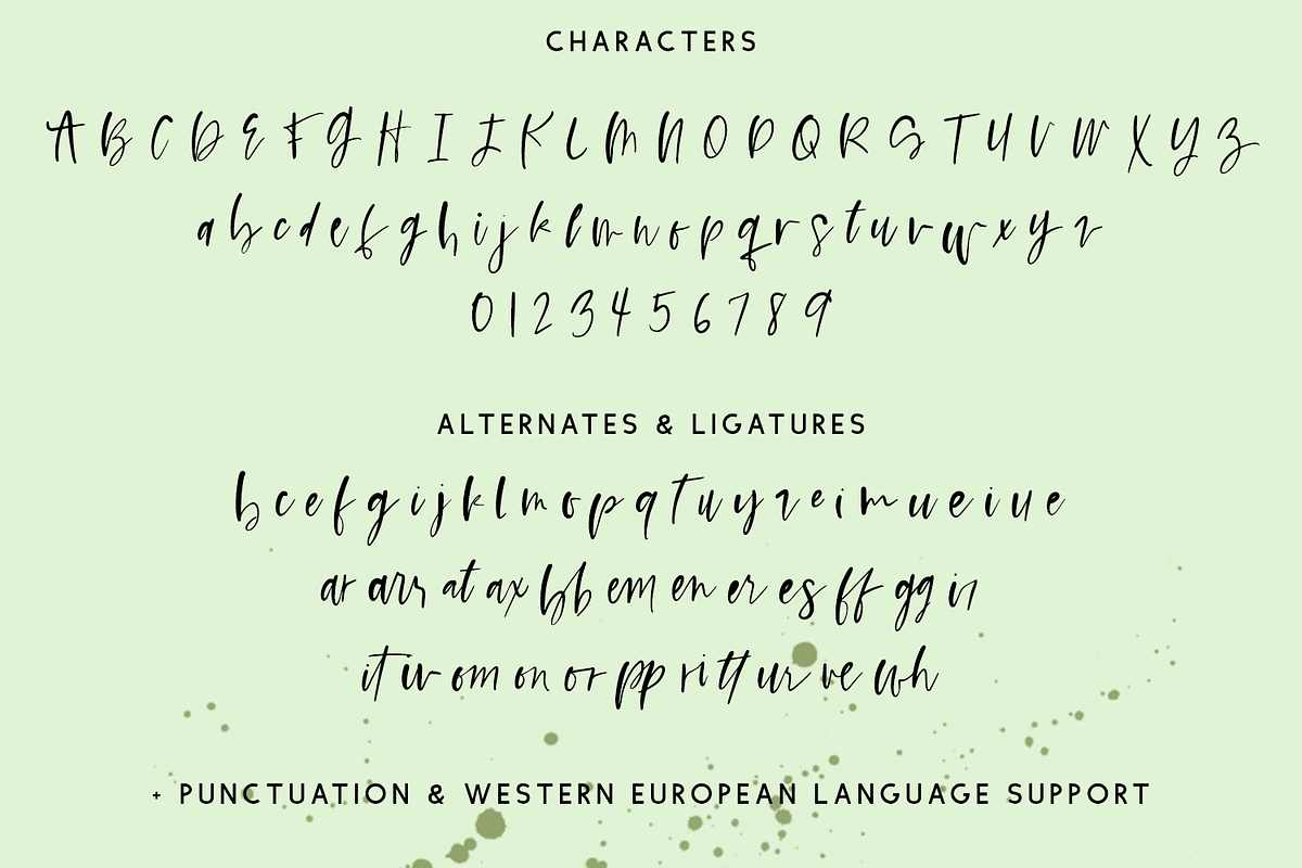Slainte Script, a Handwritten Font by Beck McCormick (Photo 10 of 10)