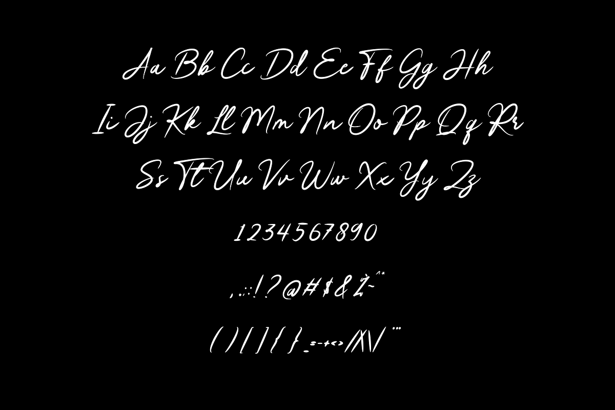 Mailyard - Script Font, a Script Font by Typeparties (Photo 8 of 8)