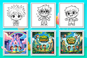 Chibi Manga Kids Coloring Book, an Arts & Entertainment Photo by Wow Magic (Thumbnail 1 of 3)