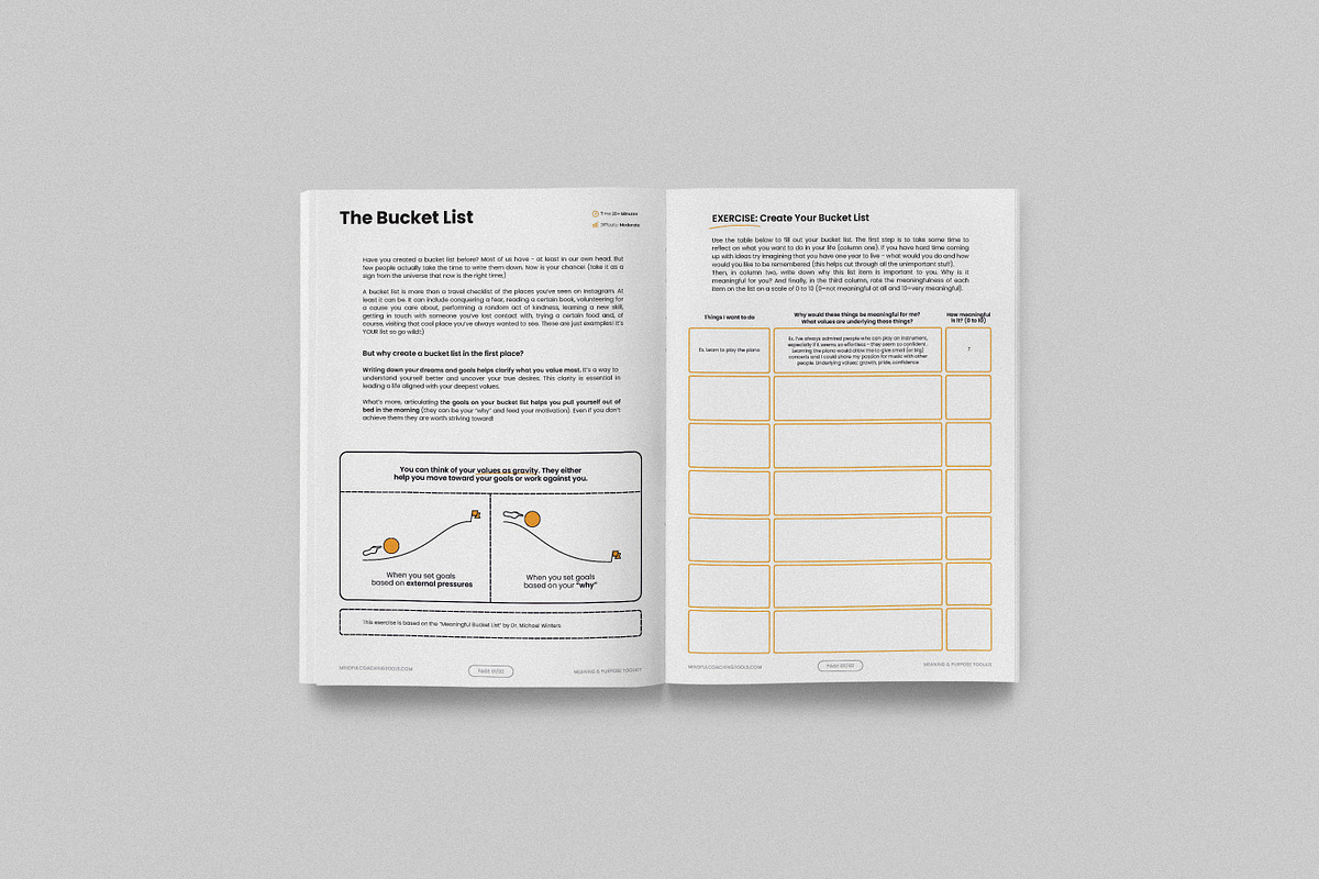 Finding Meaning & Purpose Toolkit, a Templates & Theme by AndrewPixel (Photo 4 of 14)