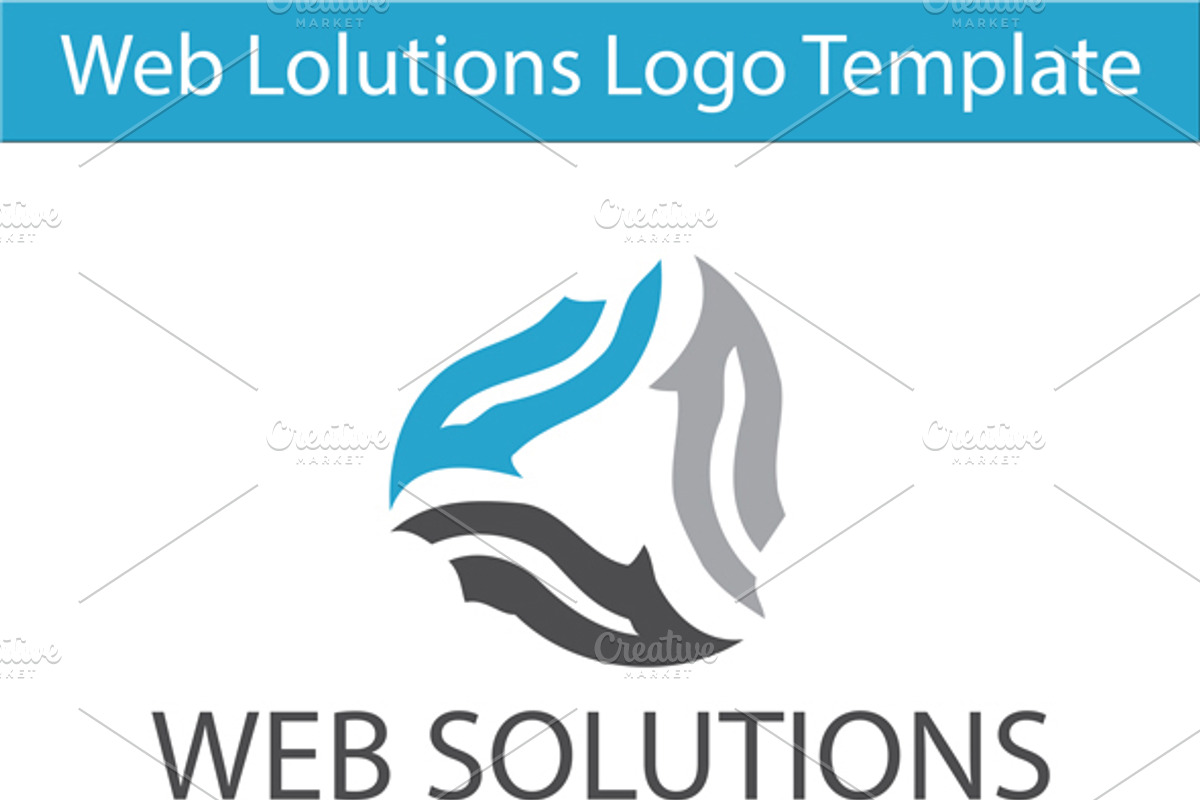 Web Solutions Logo Template, a Branding & Logo Template by Zia Grfx