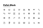 DataBase Icons Pallet, an Outline Icon by Vladimir Vihrev (Thumbnail 2 of 3)