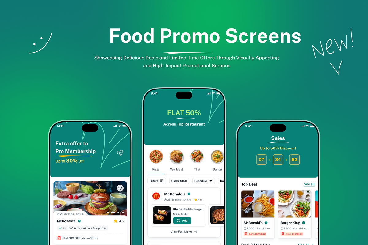 Food Delivery Mobile App Figma preview 7
