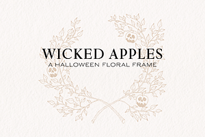 Wicked Apples | Halloween Crest
