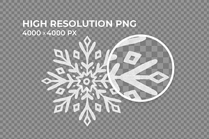 Snowflake Clipart Illustrations