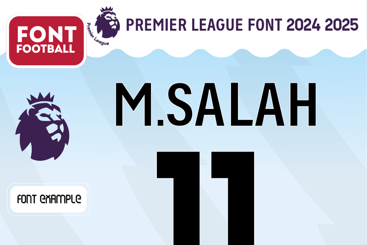 Font football PREMIERS League 24-25, a Font by arbirafiizakani (Photo 2 of 5)