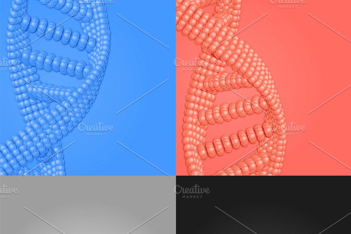 15 Abstract DNA Shapes, an Object Graphic by GarryKillian (Photo 2 of 4)