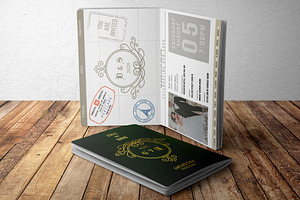 Passport Wedding Invitation