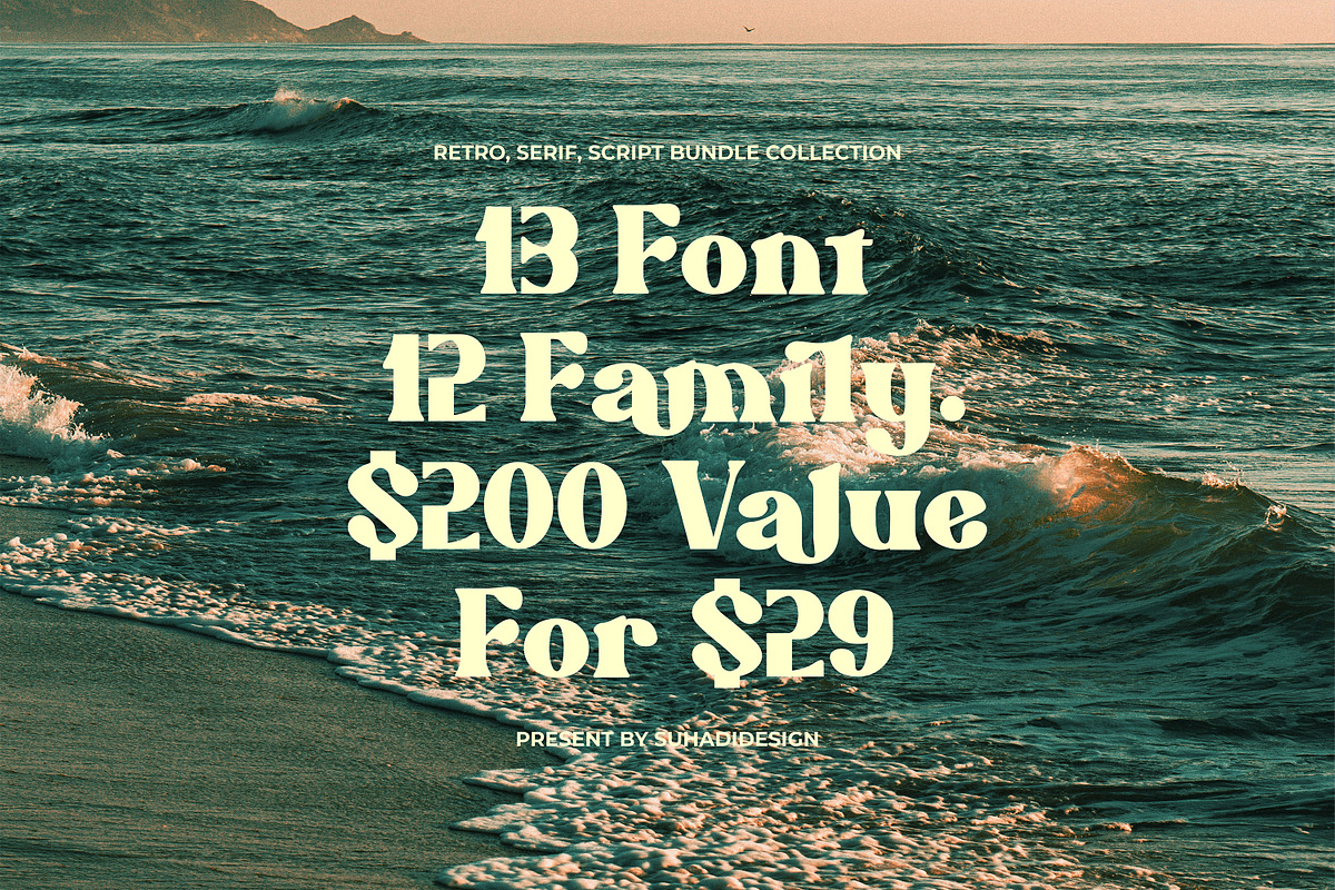 Popular Font Bundle Best Selling, a Serif Font by suhadidesign (Photo 2 of 14)