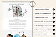 Wix RSVP Wedding Website Template, a Wix Template by The Pixel Palace (Thumbnail 2 of 7)