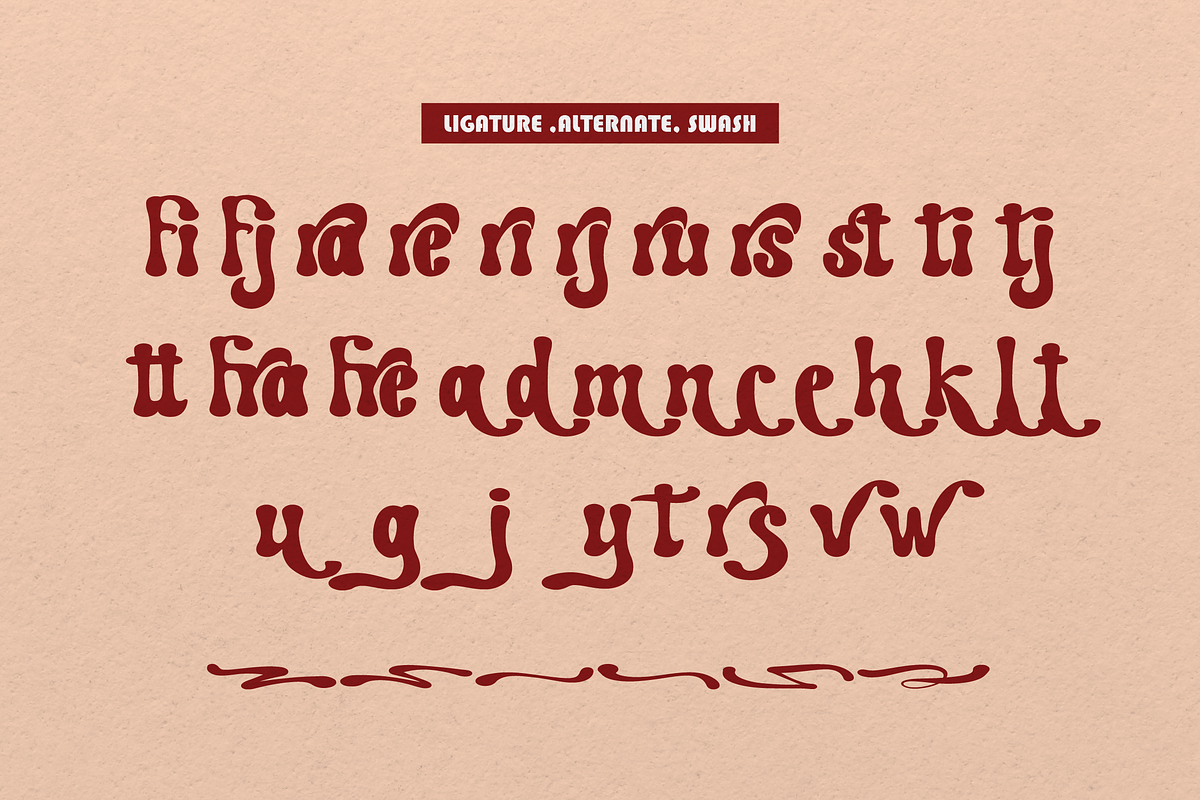 Sustacy | Retro Bold Typeface, a Handwritten Font by gracetype_studio (Photo 11 of 12)