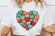 Faux Knitted Love Heart Png, Pink, an Illustration by Designking (Thumbnail 2 of 6)