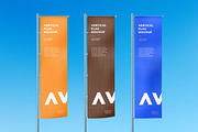 Vertical Flag Mockup, an Advertising Mockup by zpackcreative (Thumbnail 4 of 5)