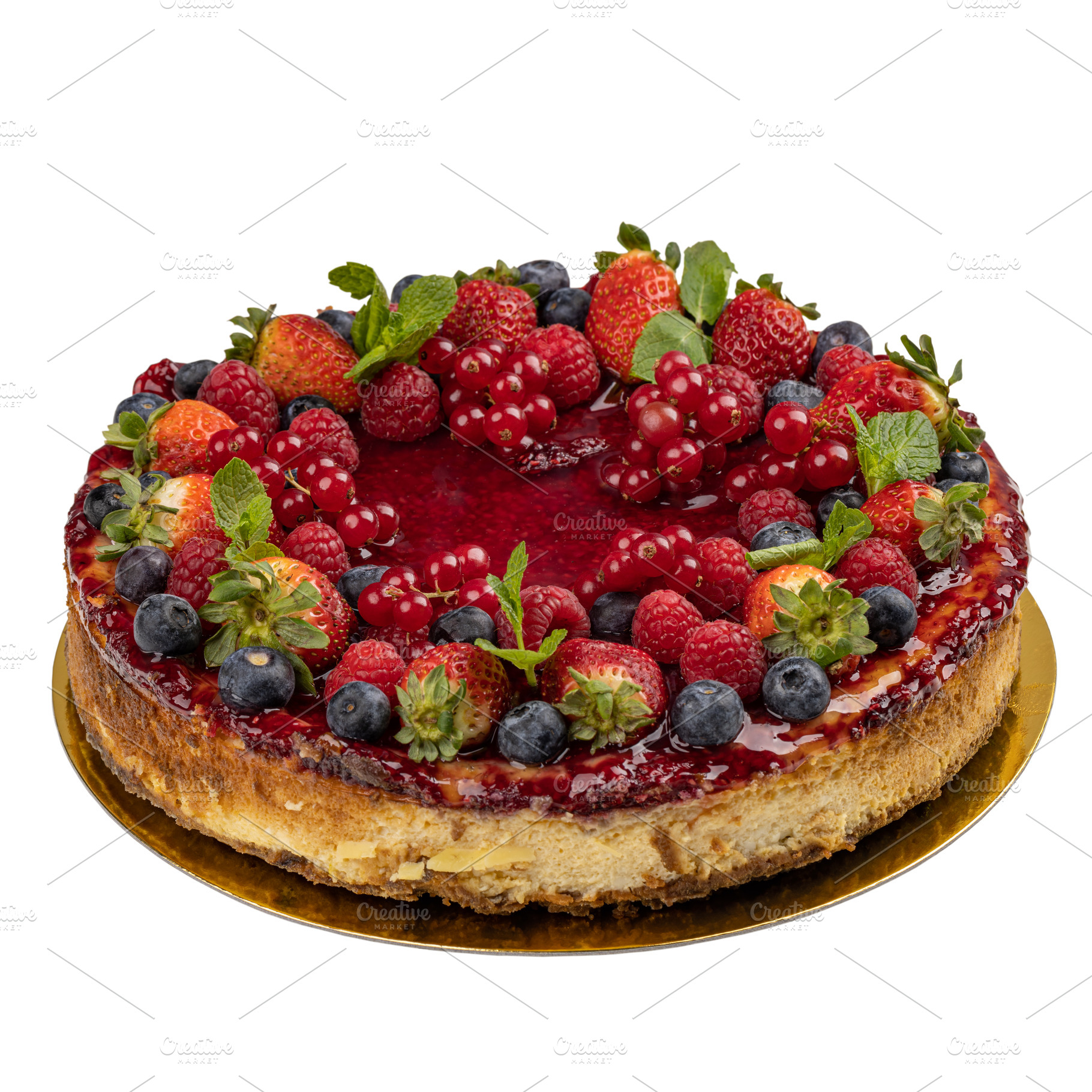 Summer sponge cake, a Background Photo by Grafvision photography
