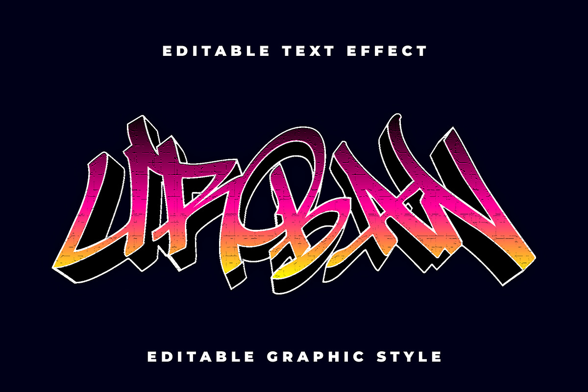 Urban Graffiti Text Effect preview 3