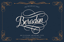 Beradon Script -Elegant Wedding font