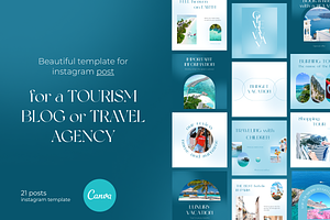 Luxury Instagram post template CANVA