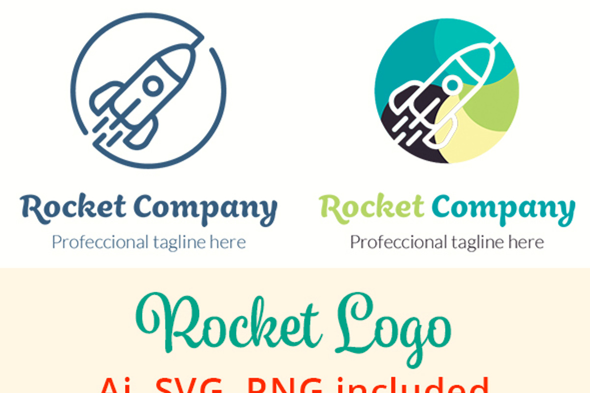 Rocket logo, a Branding & Logo Template by Viktor (Photo 2 of 2)
