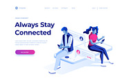 Isometric illustration kit - People, a Templates & Theme by Formfrom (Thumbnail 12 of 34)
