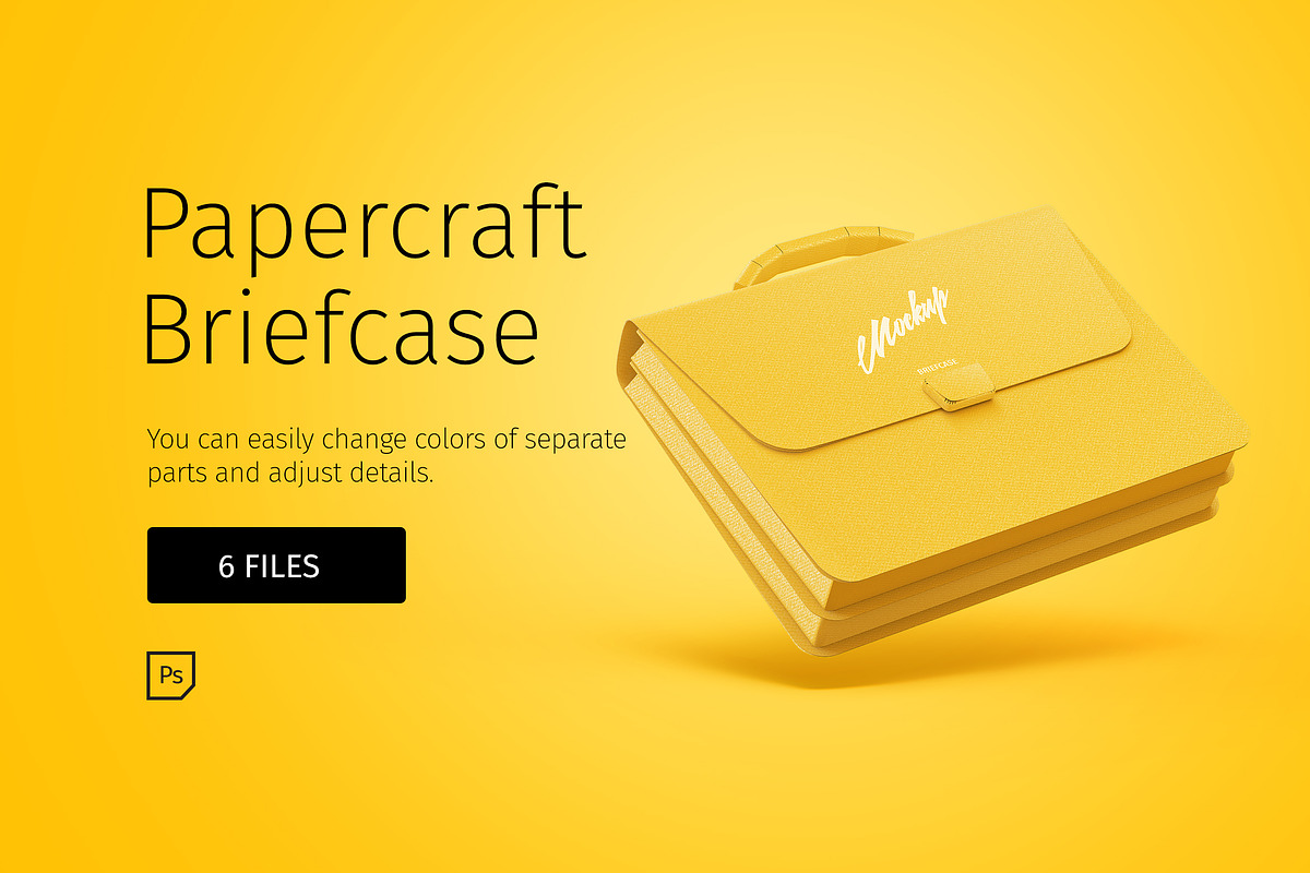Papercraft Briefcase, a Work Illustration by TITO (Photo 1 of 2)