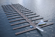Marina - Boat Slips - Floating Dock, an Object 3D Model by RoHo Productions (Thumbnail 20 of 39)