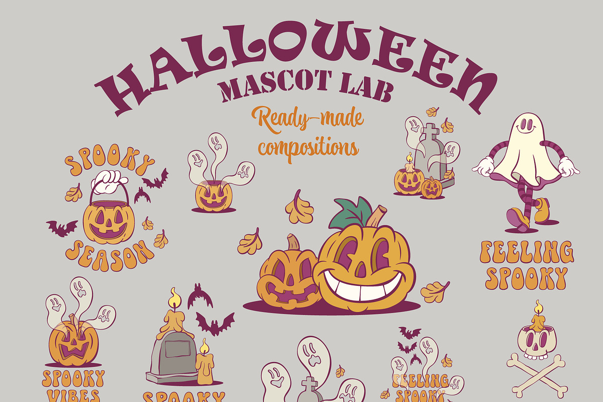 Halloween Mascot Creator, an Illustration by Anastasiya Klempach (Photo 9 of 15)