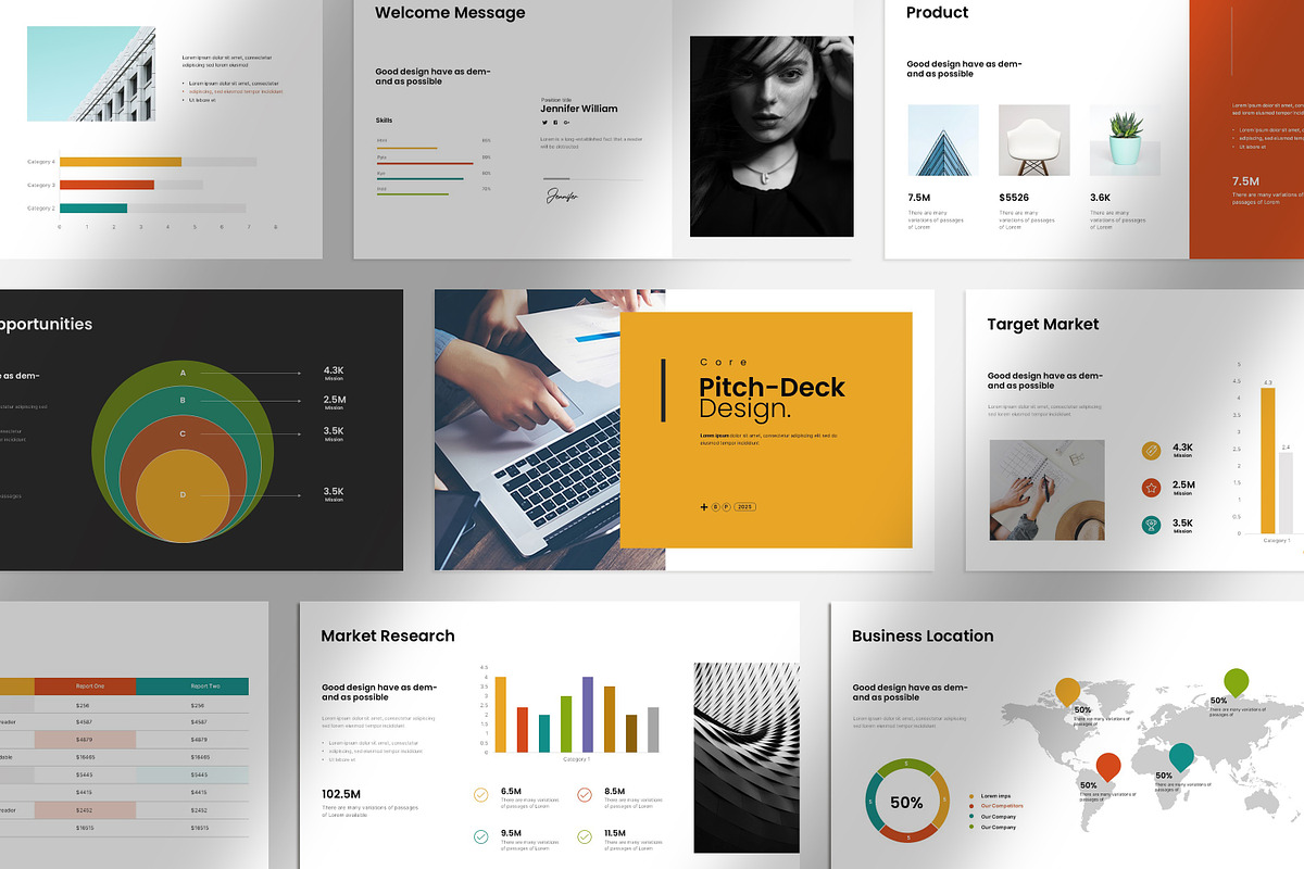 Pitch Deck Presentation Template preview 5