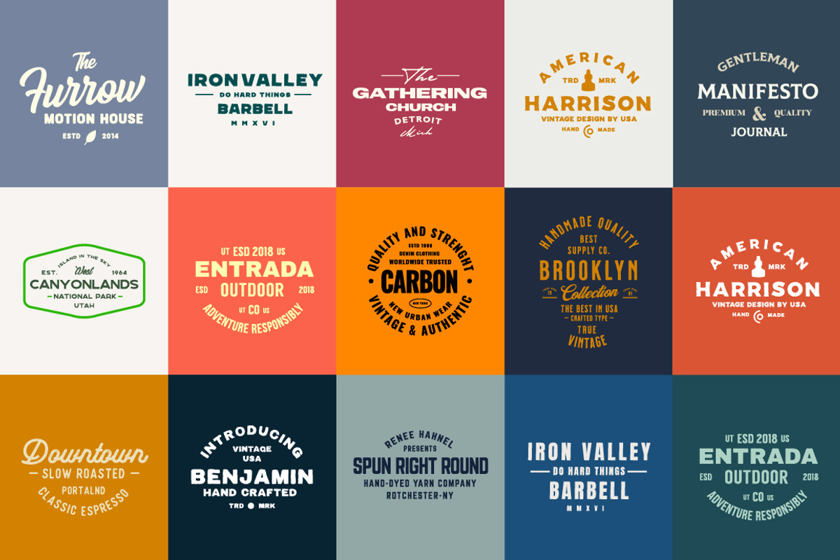 Vintage Badge Logo Collection, a Branding & Logo Template by Template Dealer