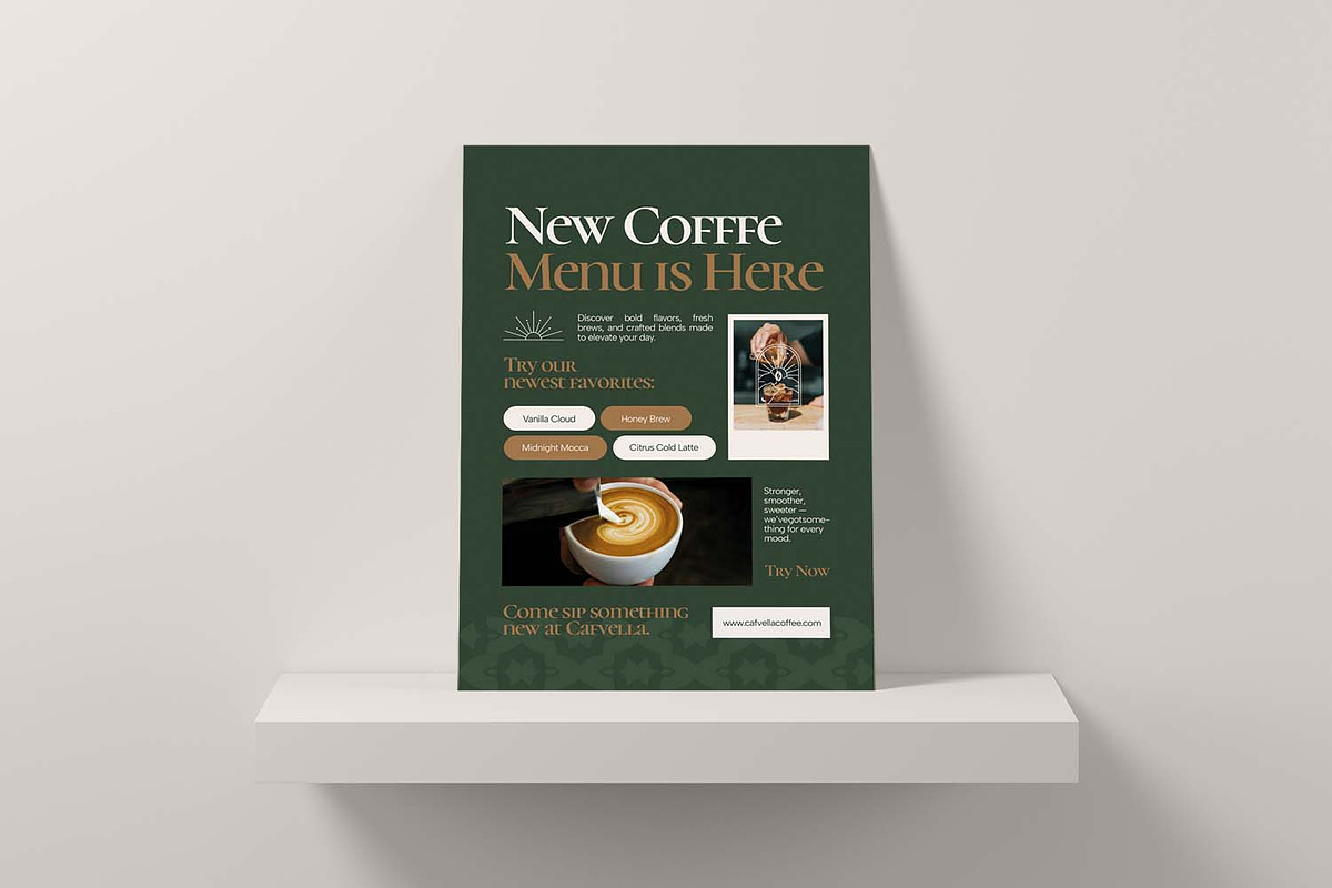 Cafvella - Flyer, a Flyer Template by Fannan Studio (Photo 1 of 3)